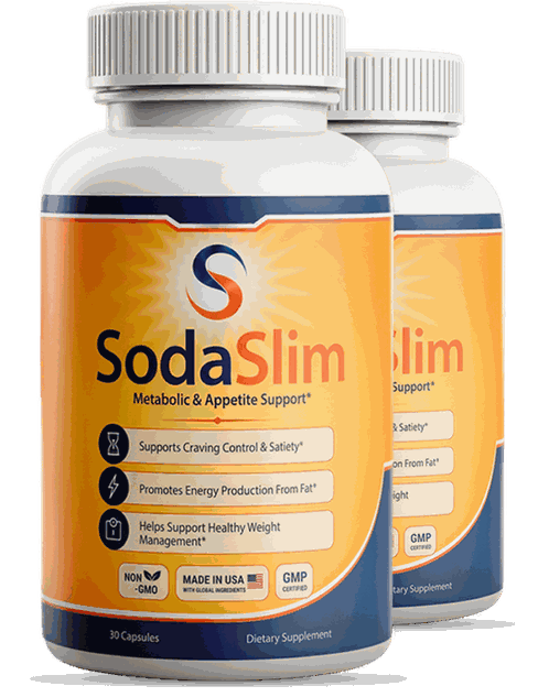 Two bottles of SodaSlim, the 60-day supply pack